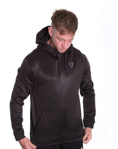 ACZ123 BLACK WOLKERNITE POLYESTER HOODY