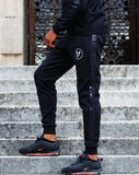ACZ093 BLACK SHIROI TRACKSUIT JOGGING BOTTOMS